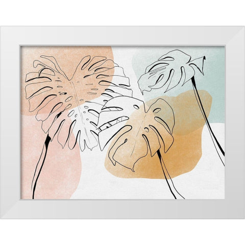 Summer Warmth I White Modern Wood Framed Art Print by Holman, Nicholas