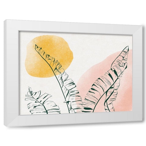 Summer Warmth II White Modern Wood Framed Art Print by Holman, Nicholas