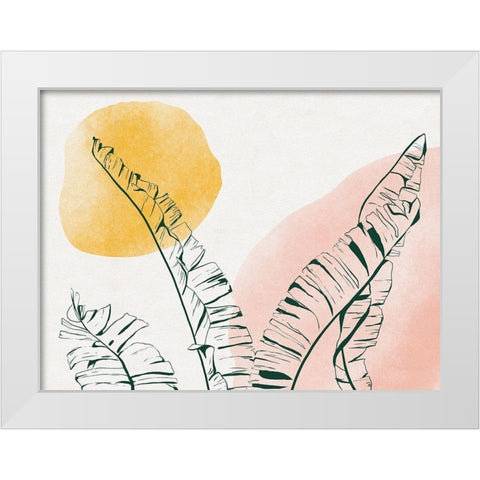 Summer Warmth II White Modern Wood Framed Art Print by Holman, Nicholas