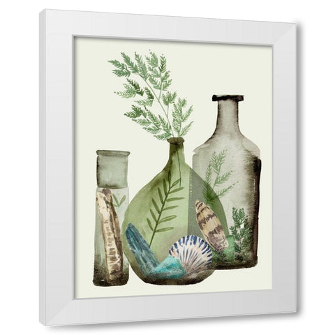 Ocean in a Bottle IV White Modern Wood Framed Art Print by Wang, Melissa