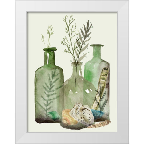 Ocean in a Bottle VI White Modern Wood Framed Art Print by Wang, Melissa