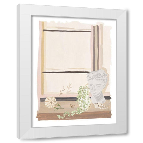 By My Window II White Modern Wood Framed Art Print by Wang, Melissa