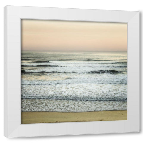 Serenity by the Sea I White Modern Wood Framed Art Print by Poinski, Dianne