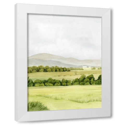 Lush Farmland I White Modern Wood Framed Art Print by Popp, Grace