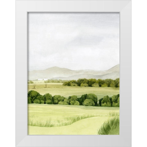 Lush Farmland II White Modern Wood Framed Art Print by Popp, Grace
