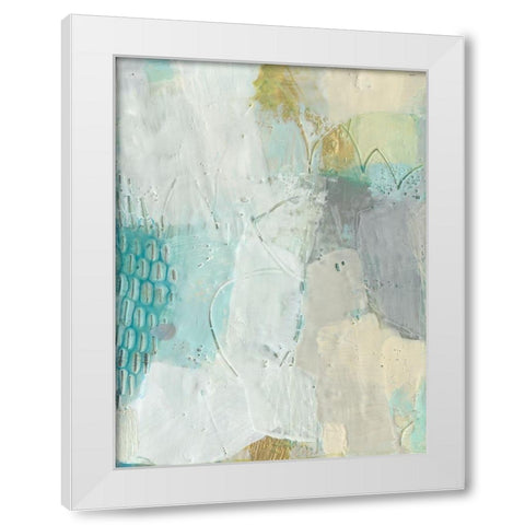Laxe I White Modern Wood Framed Art Print by Jachimiec, Sue