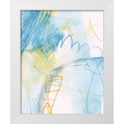 Mara I White Modern Wood Framed Art Print by Jachimiec, Sue