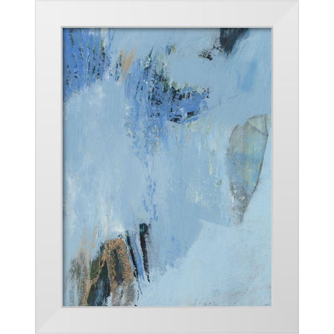 Deo I White Modern Wood Framed Art Print by Jachimiec, Sue