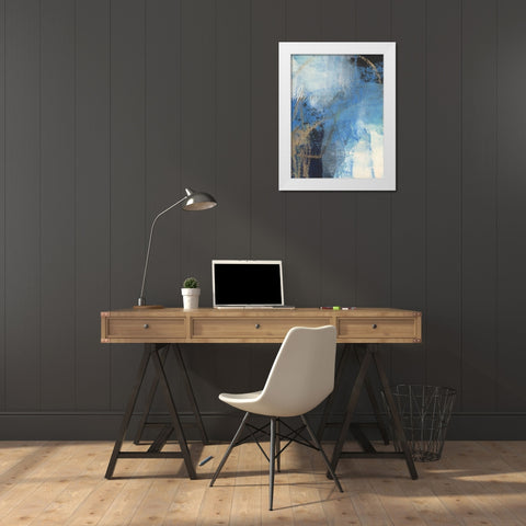 Deo II White Modern Wood Framed Art Print by Jachimiec, Sue