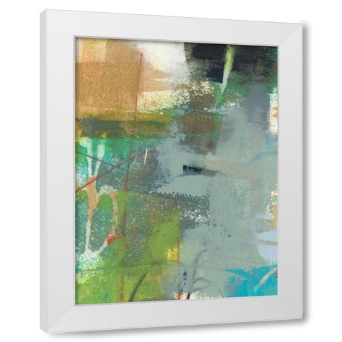 Mod II White Modern Wood Framed Art Print by Jachimiec, Sue