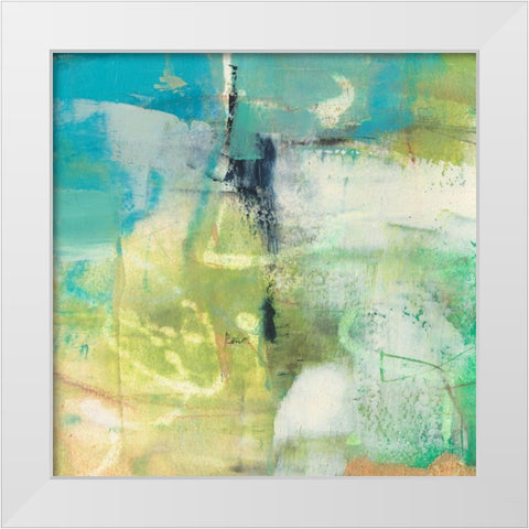 Mod IV White Modern Wood Framed Art Print by Jachimiec, Sue