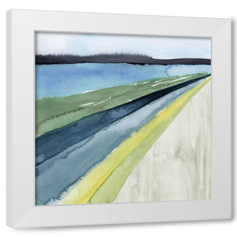 Pastel Perspective I White Modern Wood Framed Art Print by Popp, Grace