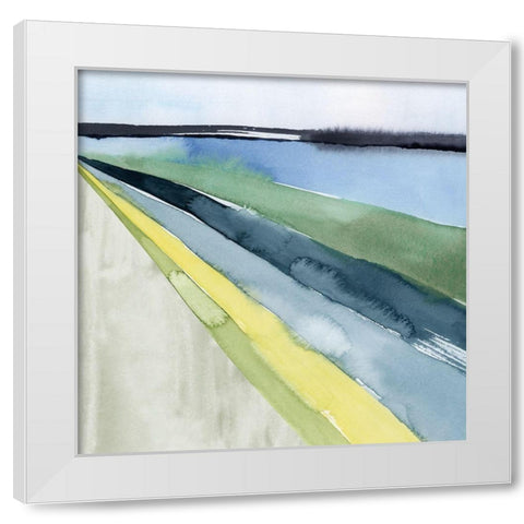 Pastel Perspective II White Modern Wood Framed Art Print by Popp, Grace