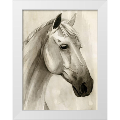 Freckled Pony II White Modern Wood Framed Art Print by Popp, Grace