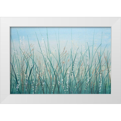 Tall Grass I White Modern Wood Framed Art Print by OToole, Tim