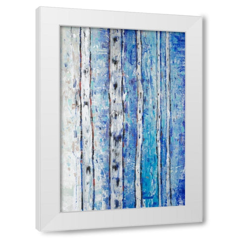 Between the Gap I White Modern Wood Framed Art Print by OToole, Tim