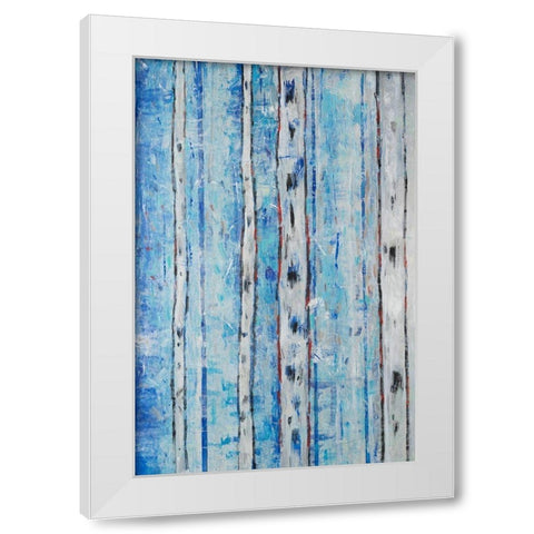 Between the Gap II White Modern Wood Framed Art Print by OToole, Tim