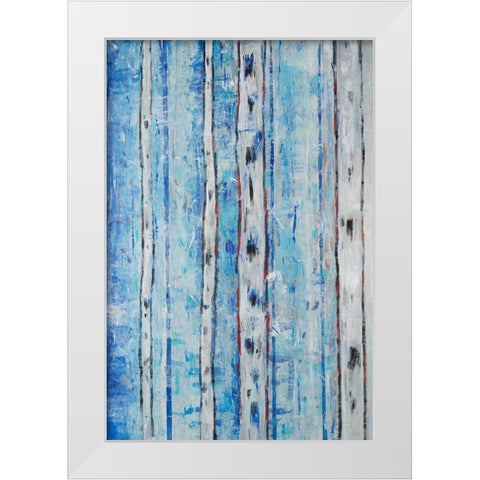 Between the Gap II White Modern Wood Framed Art Print by OToole, Tim