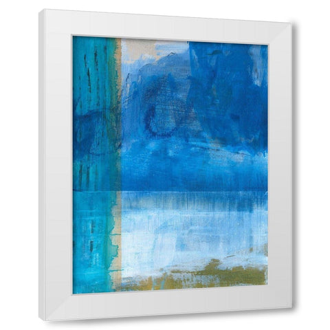 Bay Walk I White Modern Wood Framed Art Print by Fuchs, Jodi