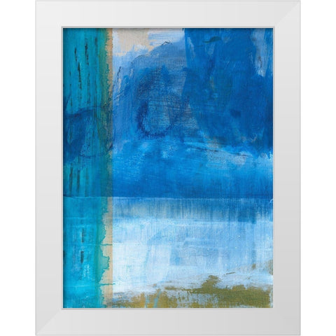 Bay Walk I White Modern Wood Framed Art Print by Fuchs, Jodi