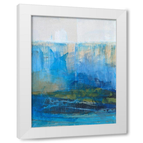 Bay Walk II White Modern Wood Framed Art Print by Fuchs, Jodi