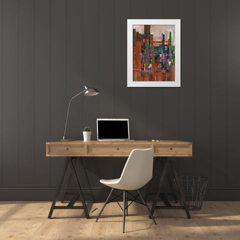 La Paz I White Modern Wood Framed Art Print by Fagalde, Jarman