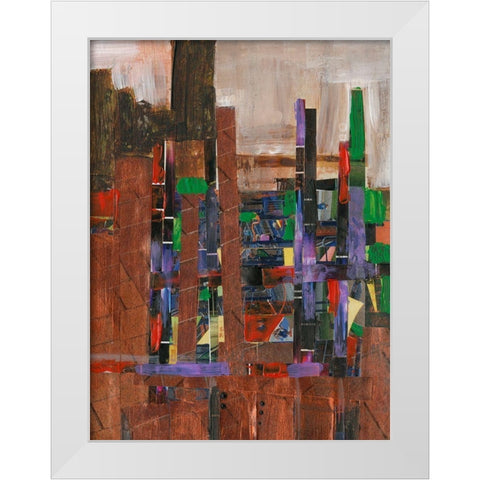La Paz I White Modern Wood Framed Art Print by Fagalde, Jarman