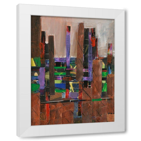 La Paz II White Modern Wood Framed Art Print by Fagalde, Jarman