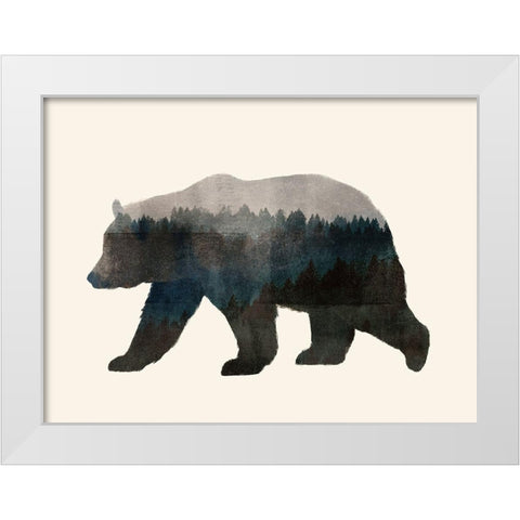 The Wilderness II White Modern Wood Framed Art Print by Barnes, Victoria