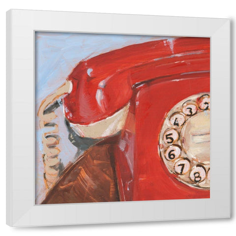 The 70s Called... I White Modern Wood Framed Art Print by Harper, Ethan