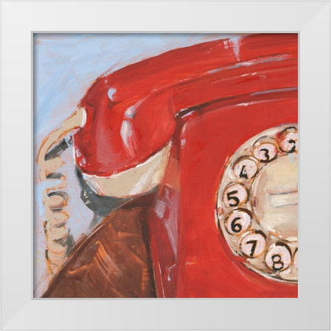 The 70s Called... I White Modern Wood Framed Art Print by Harper, Ethan