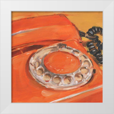 The 70s Called... III White Modern Wood Framed Art Print by Harper, Ethan