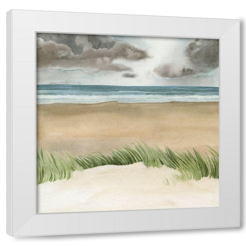 Dune Views I White Modern Wood Framed Art Print by Popp, Grace