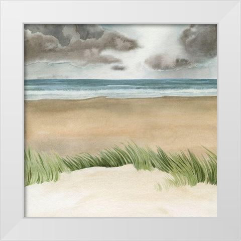 Dune Views I White Modern Wood Framed Art Print by Popp, Grace