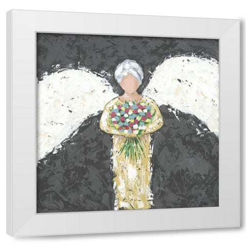 Eternal I White Modern Wood Framed Art Print by Reynolds, Jade