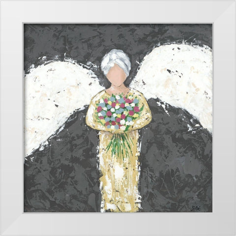 Eternal I White Modern Wood Framed Art Print by Reynolds, Jade