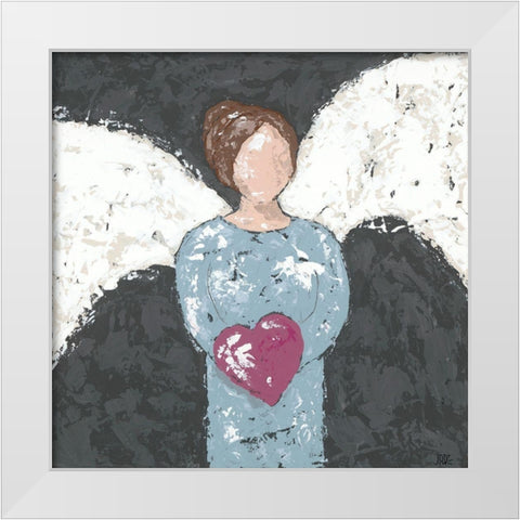 Eternal II White Modern Wood Framed Art Print by Reynolds, Jade