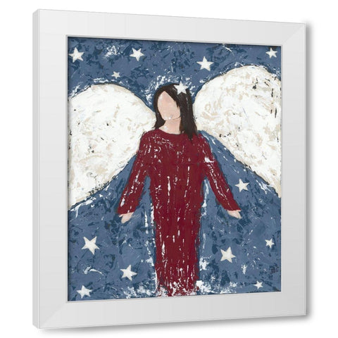Angels Everyone II White Modern Wood Framed Art Print by Reynolds, Jade