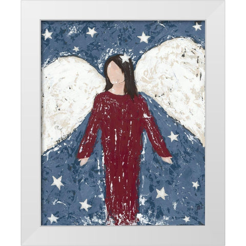 Angels Everyone II White Modern Wood Framed Art Print by Reynolds, Jade
