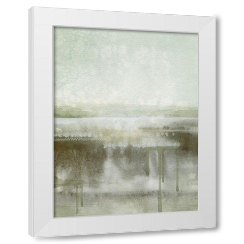 Wandering Terrain I White Modern Wood Framed Art Print by Popp, Grace