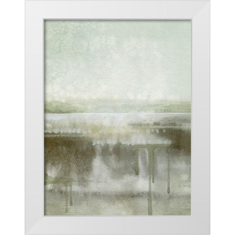 Wandering Terrain I White Modern Wood Framed Art Print by Popp, Grace