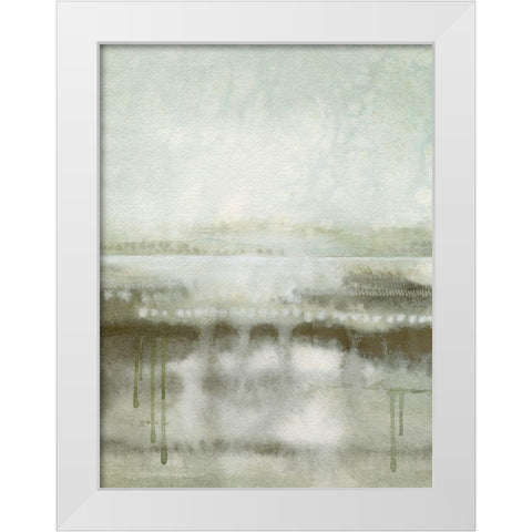 Wandering Terrain II White Modern Wood Framed Art Print by Popp, Grace