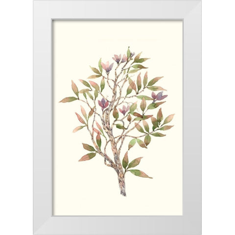 Twig Study II White Modern Wood Framed Art Print by OToole, Tim