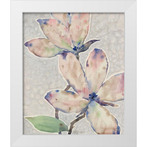 Blossom Study I White Modern Wood Framed Art Print by OToole, Tim