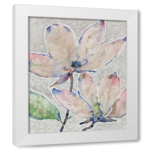 Blossom Study II White Modern Wood Framed Art Print by OToole, Tim