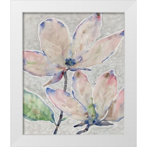 Blossom Study II White Modern Wood Framed Art Print by OToole, Tim