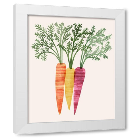 Organic Veg III White Modern Wood Framed Art Print by Barnes, Victoria