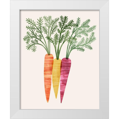 Organic Veg III White Modern Wood Framed Art Print by Barnes, Victoria