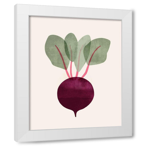 Organic Veg IX White Modern Wood Framed Art Print by Barnes, Victoria