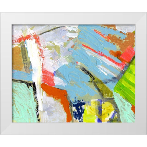 Fever Dream II White Modern Wood Framed Art Print by Barnes, Victoria